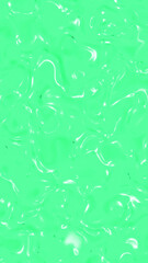 Fototapeta na wymiar abstract texture of glass surface of green. Glossy surface of water. Texture of liquid molten gold. Vertical image. 3D image. 3D rendering.