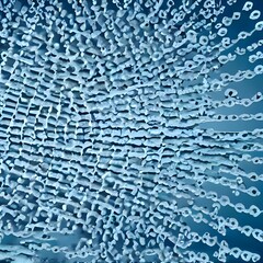 Group of virus cells. 3D illustration of Coronavirus cells