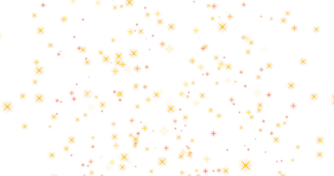 Abstract background of glowing shiny moving blurry bokeh particles, sparkles on black background. Blurred defocused Christmas pattern with sparkles.
