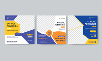 School Admission Social Media Post