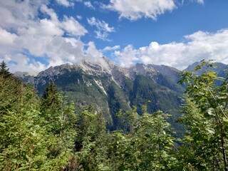 Der Blick auf den Hochkalter