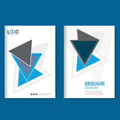 Business bi fold brochure design template. Corporate bi fold business brochure design template in A4 size