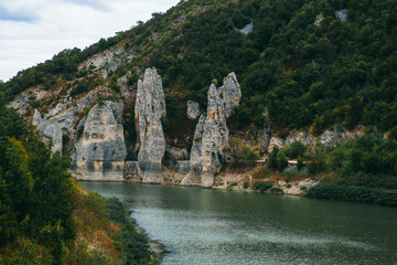 Fototapeta na wymiar Unique natural place in Bulgaria Chudnite skali.