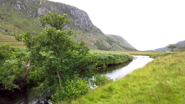 River and Lough Veagh in Glenveagh National Park, County Donegal - Republic of Ireland