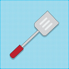 kitchen tool icon spatula vector illustration kitchenware cooking equipment 