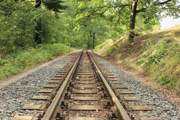 Fototapeta premium Es fährt ein Zug nach nirgendwo
