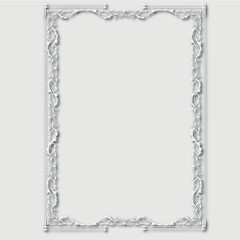 Frame, in the style of an ornament, Vector illustration eps 10, Art.