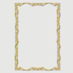 Frame, in the style of an ornament, Vector illustration eps 10, Art.