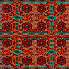 Folk ornament, national pattern, ethnic embroidery, ornamental texture, traditional geometric motives of the tribes of the Australian continent.