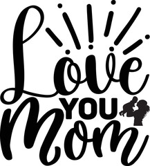 Mothers day svg design cut files