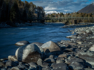 This is a group of landscape photos taken in the Tuva pastoral area in the Altai Mountains of China.