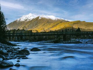 This is a group of landscape photos taken in the Tuva pastoral area in the Altai Mountains of China.