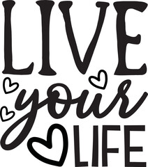 Motivational svg design cut files