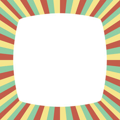 Aesthetic Colorful Frame Center Hole 