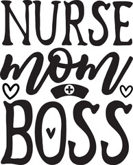 Nurse svg design cut files