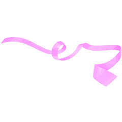 Pink Watercolor Ribbon