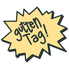 Gutten Get Word Bubble Chat Symbol Logo Collection