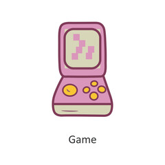 Game vector filled outline Icon Design illustration. Gaming Symbol on White background EPS 10 File