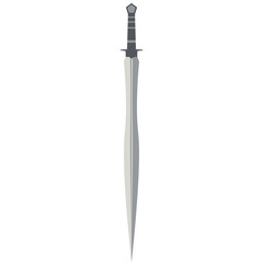 Long Sword Of Dwarf Sting One Handed Two Side Sharp Swords Weapon