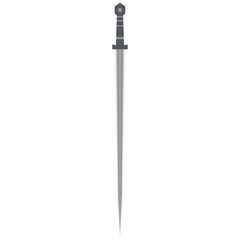 Needle Sword One Handed Two Side Sharp Classic Weapon