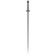 Needle Sword One Handed Two Side Sharp Classic Weapon