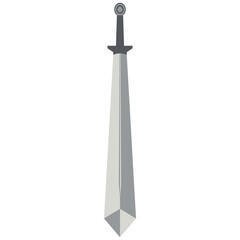 Sword Two Handed Two Side Sharp Big Swords Knight Weapon