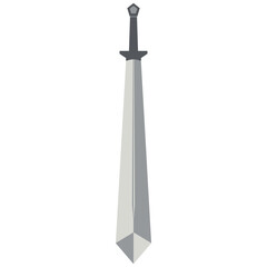 Sword Two Handed Two Side Sharp Big Swords Knight Weapon