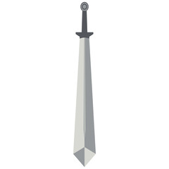 Sword Two Handed Two Side Sharp Big Swords Knight Weapon