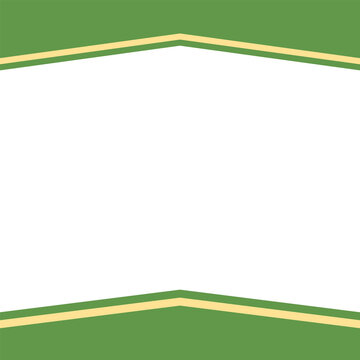 Twibbon Green And Yellow Frame Basic Shape