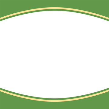 Twibbon Green And Yellow Frame Basic Shape