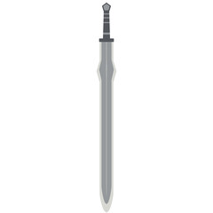 Warrior Sword Big Two Handed Two Side Sharp Big Swords Knight Weapon