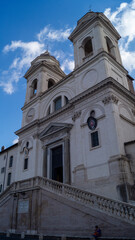 Fototapeta na wymiar Trinità dei Monti