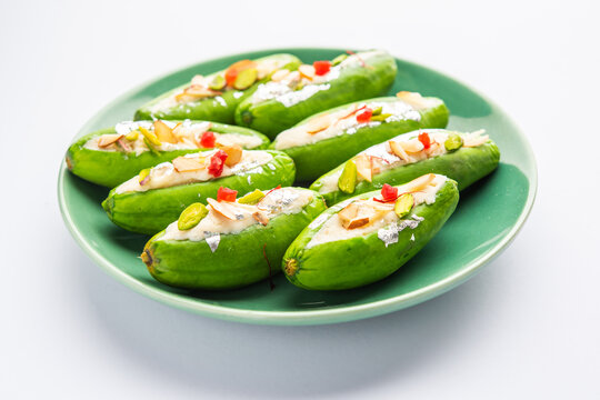 Parwal Mithai is a popular North Indian sweet&nbsp;called Parval Pak, made&nbsp;using pointed gourd and khoya