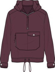 MEN AND BOYS TOM POP OVER HOODIE WITH POCKET VECTOR © M A A Designs