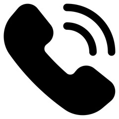 phone call glyph icon