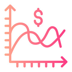 graph gradient icon