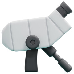 colposcope 3d render icon illustration