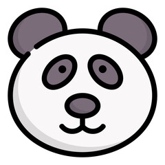 panda line color icon