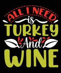 Thanksgiving Quotes T-shirt Design 