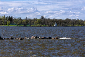 Fototapeta premium Rocks and water