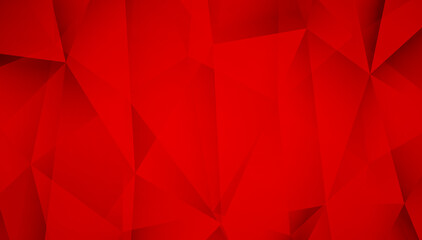 Fototapeta premium Abstract red geometric vector background, can be used for cover design, poster, advertising.