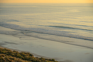 Scenic Del Mar Southern California with beach and shoreline view at sunset