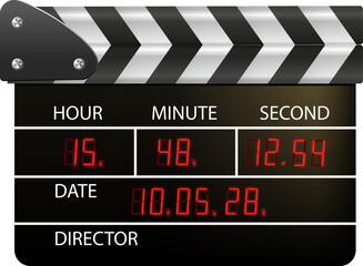 Film clappers boards