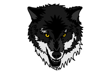 Wolf Head Vector