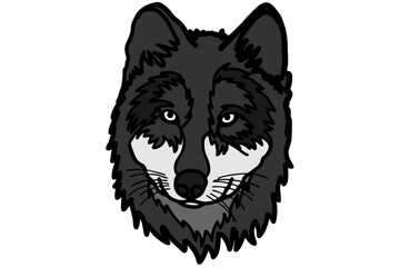 Wolf Head Vector