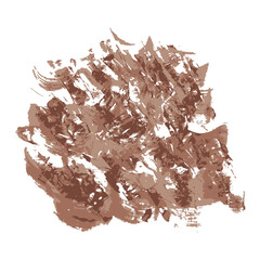 Rough brush strokes texture in earth tones