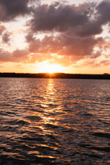 Fototapeta premium POR DO SOL JACARE - JOÃO PESSOA - PARAIBA