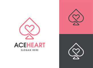 Ace Heart Logo