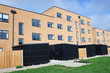 Modern residential apartments in Watford, Hertfordshire, England, UK