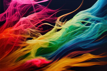 abstract colorful smoke texture background
